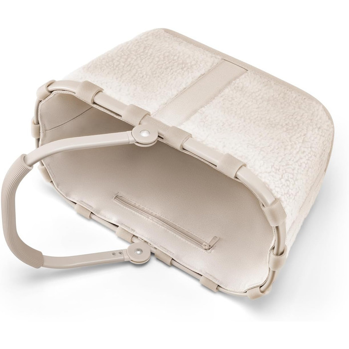 Сумка-шопер Reisenthel Carry Bag XS – Стабільний кошик XS формату з практичною внутрішньою кишенею, елегантний та водонепроникний дизайн (Teddy Sand)