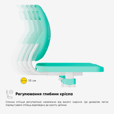 Комплект Evo-kids (стілець+стіл+полиця+лампа) Evo-17 Z Ergo (арт. Evo-17 Z Ergo)