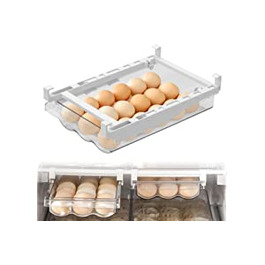 Ящики для зберігання яєць MDHAND, холодильник для зберігання яєць з направляючою і ручкою, пластикові ящики для яєць, ідеальний порядок