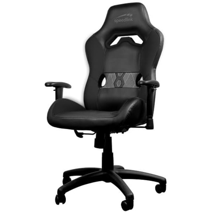 Ігровий крісло Speedlink Looter – ергономічне, чорне, на штучній шкірі, до 140 кг