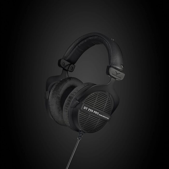 Студійні навушники-вкладиші beyerdynamic DT 990 PRO, односторонні, 80 Ом, чорні, зроблено Німеччина