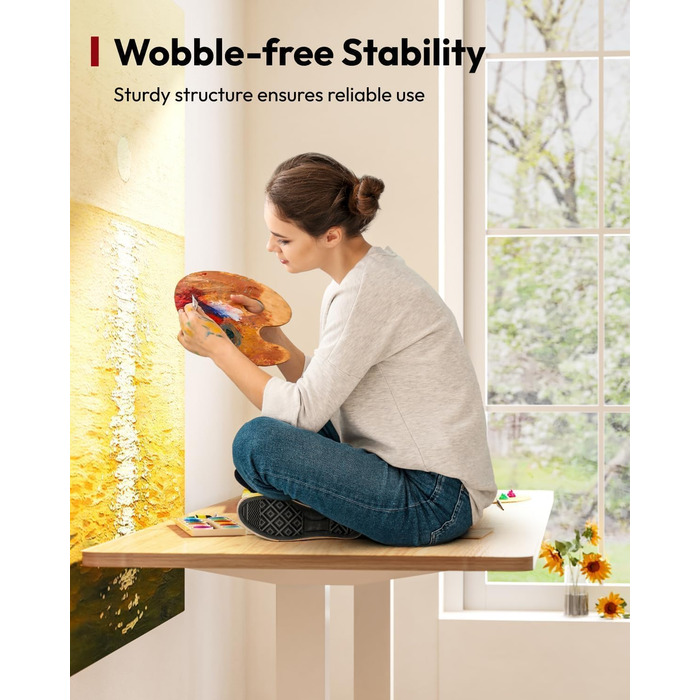 SANODESK Регульований стіл за висотою 160x70 см – Електричний столик для стоячи/сидячи з подвійним мотором, вантажопідйомність до 90 кг, ергономічне робоче місце (білий+горіх) 160 x 70 см Горіх