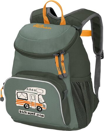 Денний рюкзак Jack Wolfskin унісекс для дітей Little Joe (1 упаковка) (один розмір, зелена огорожа)