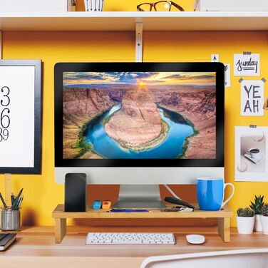 Підставка для монітора Relaxdays з бамбука