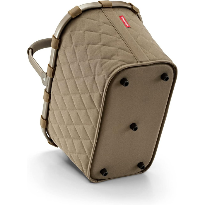 Сумка-шопер Reisenthel Carry Bag Frame Rhombus Olive – велика містка сумка з внутрішньою кишенею, водонепроникний дизайн