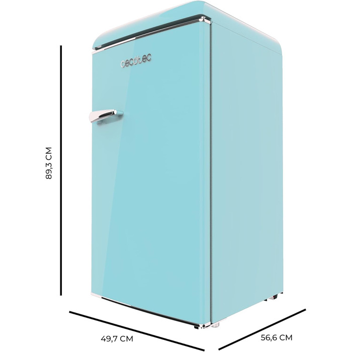 Холодильник Cecotec Bolero CoolMarket TT Origin 45L - Ретро, 45 літрів, Зелений, 55см, Клас E