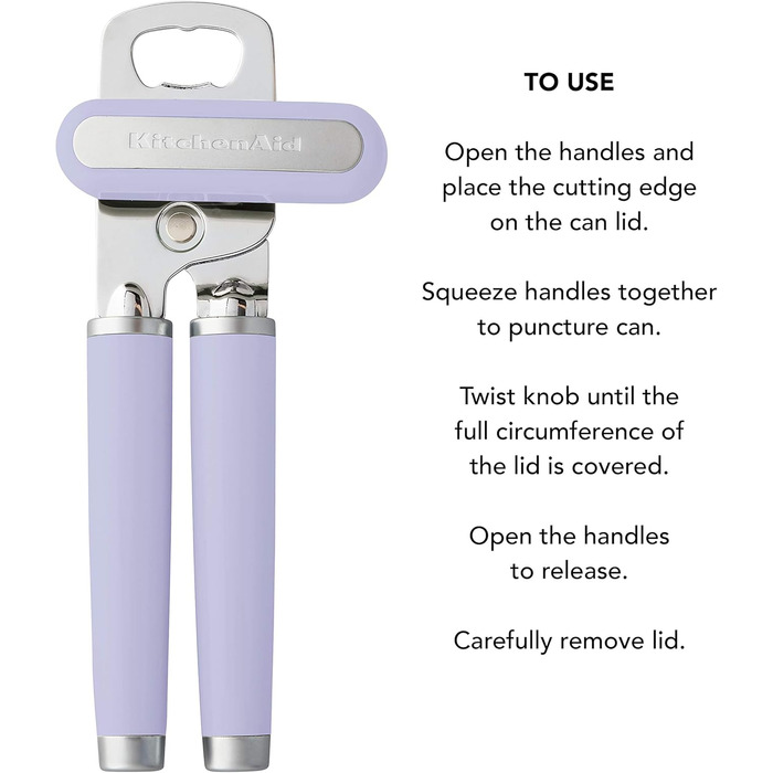 KitchenAid Gourmet Dosenöffner – Матове червоне покриття, універсальний розмір