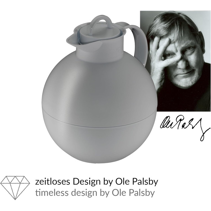 Термокружка Alfi Kugel 0.94л, Vintage Indigo, з нержавіючої сталі, без BPA, дизайнерська модель