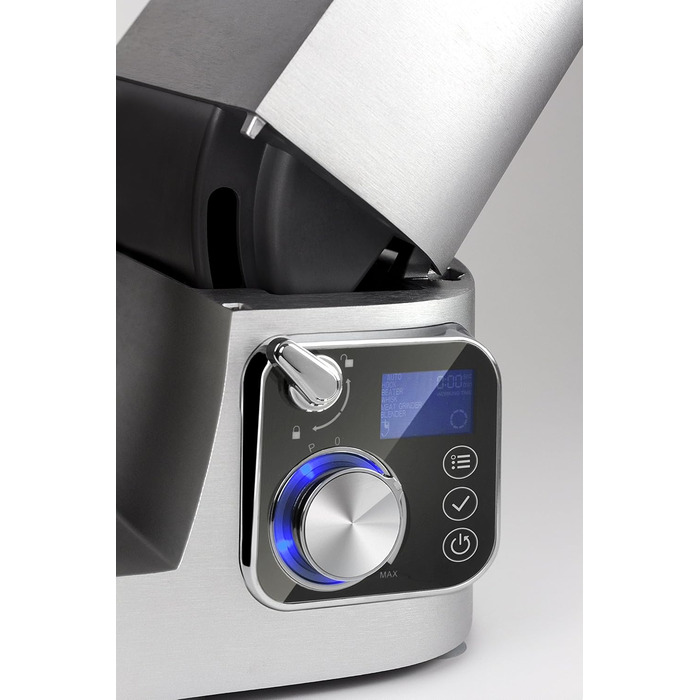 Кухонна машина CASO KM 1200 Chef: 6 літрів, 8 швидкостей, алюмінієвий корпус, преміум-якість