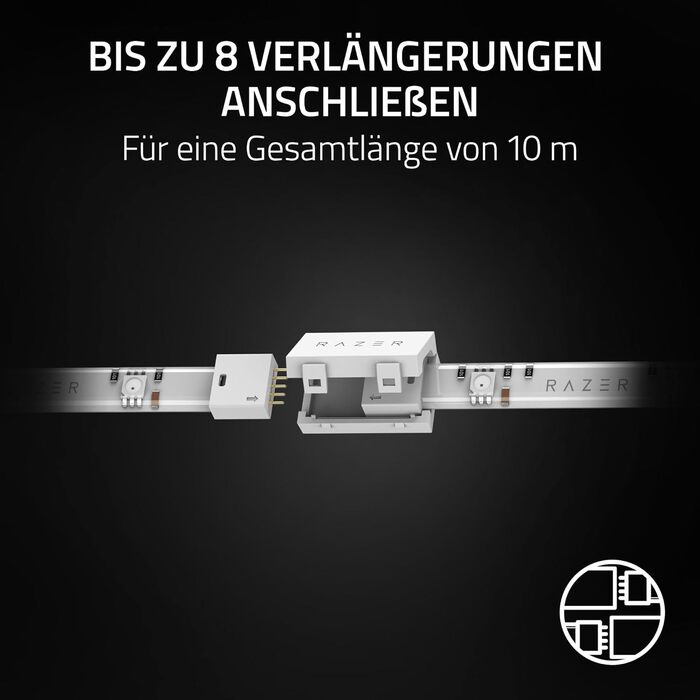 Razer Aether - Світлодіодна лампа для монітора з RGB підсвічуванням (Smart Light Strip Extender)