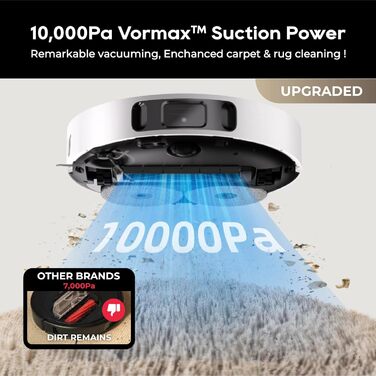 Робот-пилосос Dreame L10s Ultra Gen 2 з миючим модулем, 10000Pa, LiDAR, MopExtend, автомийка та сушка, самостійне очищення та поповнення, підйом мопа 10,5 мм