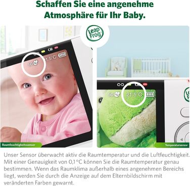 Радіоняня LeapFrog LF2423 з камерою, відеодисплей 2.8