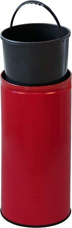 Сміттєвий бак з нержавіючої сталі EW-AE-0250 42L з ІЧ-датчиком, Inox Red Red Single