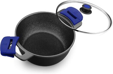 BRA Advanced Набір посуду алюмінієвий литий антипригарний 5 предметів для всіх плит, включаючи індукційні