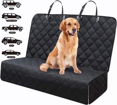 Автомобільна ковдра для собак Fityou, водонепроникна Автомобільна ковдра для собак, протиковзка ковдра для захисту багажника, оксфорд з потовщенням 600D, підходить для всіх автомобілів, 137x124. 5 см
