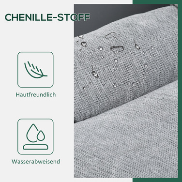 Крісло-реклайнер, поворот на 360 градусів, оксамитова тканина, вбудовані підлокітники, сталеві ніжки, сірий, чорний