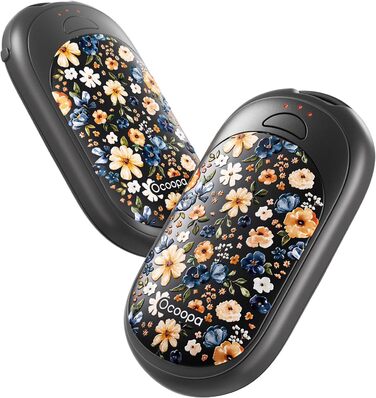 Електричні грілки для рук Ocoopa 2 шт. з магнітом, 5000mAh, 3 режими нагріву, компактні, для рукавичок, зими, подарунок