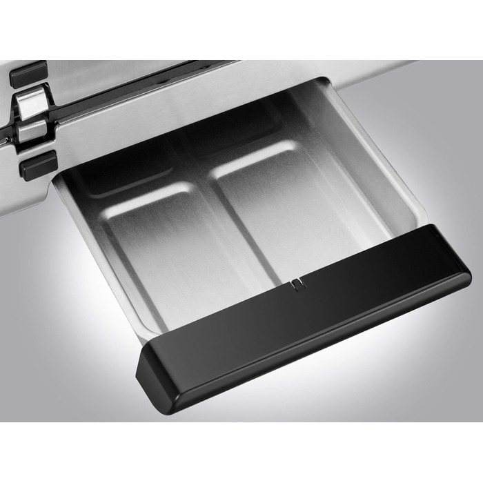 Контактний гриль George Foreman з антипригарним покриттям для приготування паніні та сендвічів [Без диму - 87% менше диму] Настільний гриль (знімні та придатні для миття в посудомийній машині пластини, температура 200°C, корпус з нержавіючої сталі) 28000-