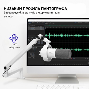USB/XLR мікрофон Fifine T688W