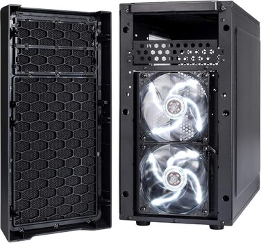 Корпус для ПК Fractal Design Focus G Mini Black із бічним вікном, міні-тауер, для геймінгу, чорний