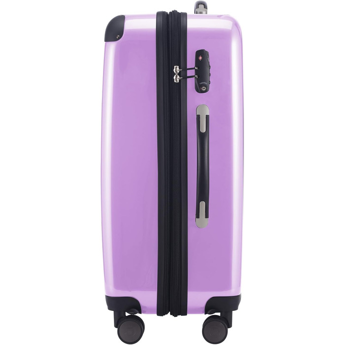 Набір валіз Hauptstadtkoffer Alex (S+M+L) - 3 валізи: 55 см, 65 см, 75 см, ABS+PC, TSA, фіолетовий