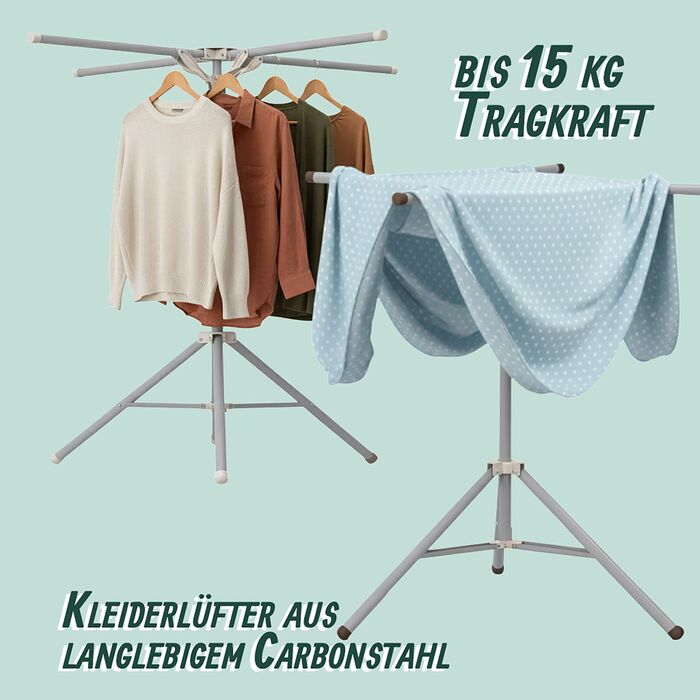 Підставка для білизни Relaxdays, розкладна