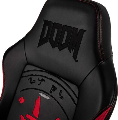 Крісло ігрове Noblechairs Hero Doom Edition – PU-шкіра, до 150 кг, ергономічне, для дому та офісу