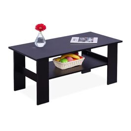 Зручний журнальний столик Relaxdays з нижньою полицею