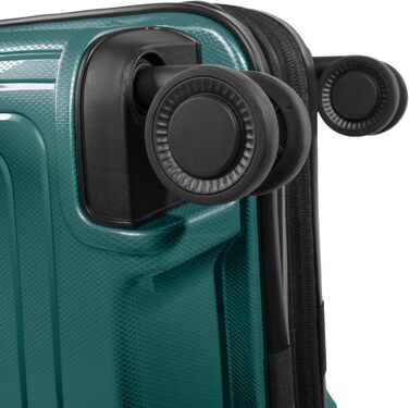 Набір валіз REDOLZ Essentials 14: S (55 см), M (66 см), L (77 см) з розширенням, TSA, 4 колеса | Pearl-green Metallic