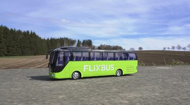 Автобус на радіокеруванні Carson FlixBus 2.4GHz, іграшка для дітей від 8 років, колірний, час роботи до 60 хв