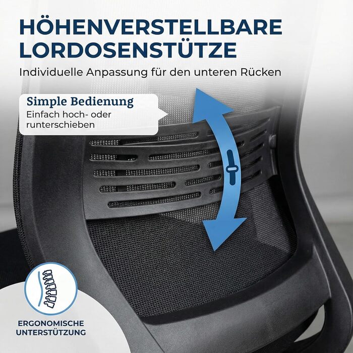 Офісний стілець для дому та офісу: ергономічний, компактний, з підлокітниками