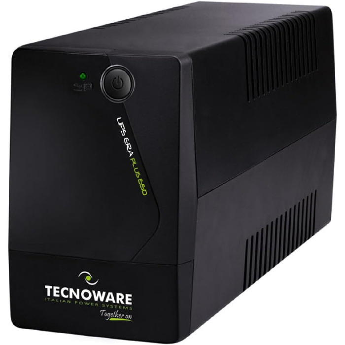 Tecnoware Mini UPS ERA Plus DC: ДБЖ для WiFi/Відеоспостереження, Powerbank 5200mAh, захист від стрибків напруги та відключень до 240 хв (PC/MODEM/VIDEO)