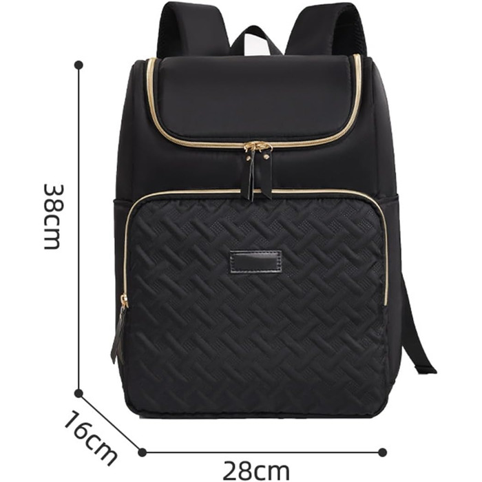 Рюкзак-холодильник 18L для пікніка: ізольований, зелений (чорний)