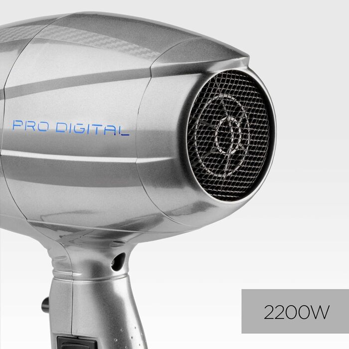 Професійний фен BaByliss Pro Digital 2200 Вт з іонною технологією та керамічним покриттям виробництва Італії, 6000E Single