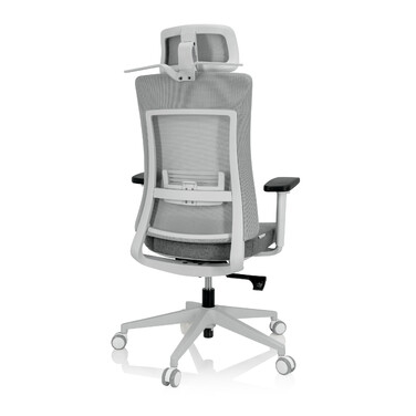 Офісне крісло COMFIO WMH з сірої сітчастої тканини / тканини hjh OFFICE