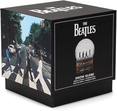 Снежинка з Half Moon Bay Abbey Road, The Beatles: куля-сніжинка для дорослих, смішний декор на Новий рік, музичний подарунок, блакитний колір