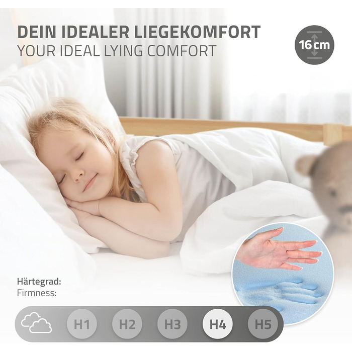 Дитяче ліжко-халапа Tipi ML-Design біле з бортиками та ламелями, з сосни, індіанське ліжко для дівчаток та хлопчиків, ліжко-будиночок з огорожею, ліжко-ігровий будиночок для дітей (90x200 см з матрацом (H: 16 см), натуральне дерево)