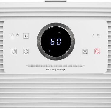 Тотек TTK 64 HEPA – Електричний осушувач повітря з HEPA-фільтром, 24 л/добу, 50 м², 125 м³