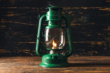 Масляна лампа гасові лампи 2 комплекти ностальгічний гасовий штормовий ліхтар з вогнетривкою скляною колбою / Об'єм бака 250 мл / висота 30