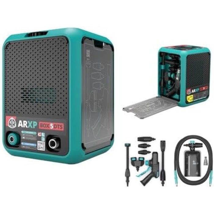 Високотискний мийник BOX4 180DSS компакт (2500 Вт, 180 бар, 500 л/год) з подвійною помпою