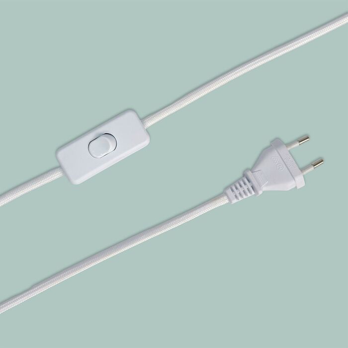 Лампа настільна Relaxdays з оксамитом та льоном