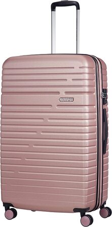 Валіза American Tourister Aero Racer Spinner 68, що розширюється, 75,5 л, Jet Black/Rose Pink