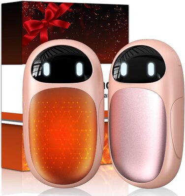 Електричні грілки для рук DDKJ - 2 шт. з LED-дисплеєм та 3 рівнями нагріву. Підзаряджаються, багаторазові, для дітей, чоловіків та жінок.