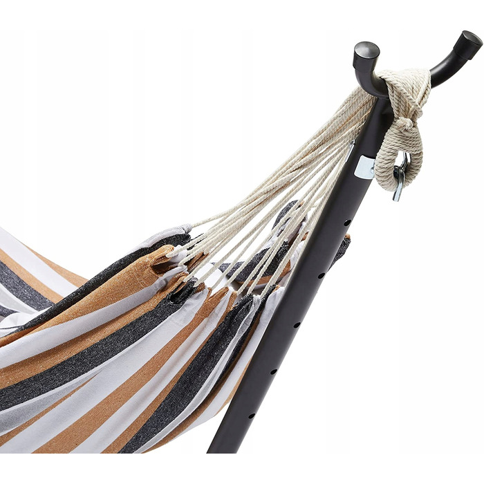 Гамак з стійкою Italform, багатоколірний, навантаження до 150 кг, 260 x 150 см