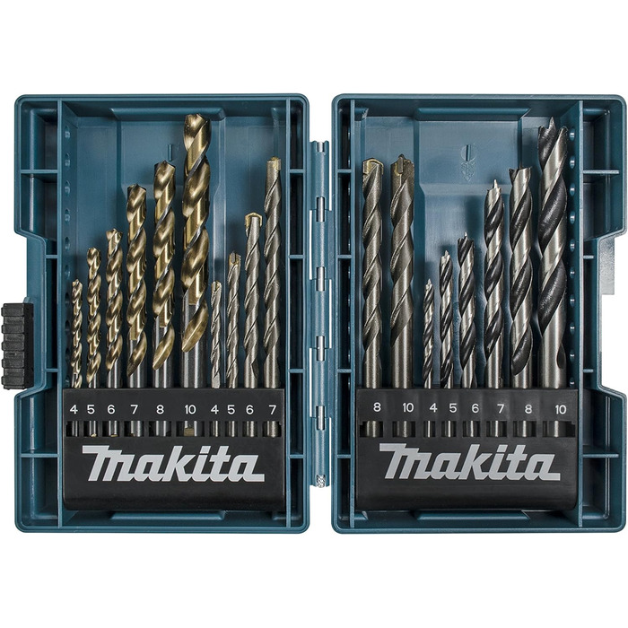 Набір свердел Makita ‎B-49432 18 шт з титановим покриттям