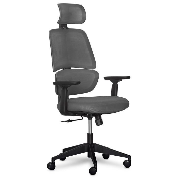 Крісло Mealux Leo Air Dark Grey (арт.Y-543 KBG)