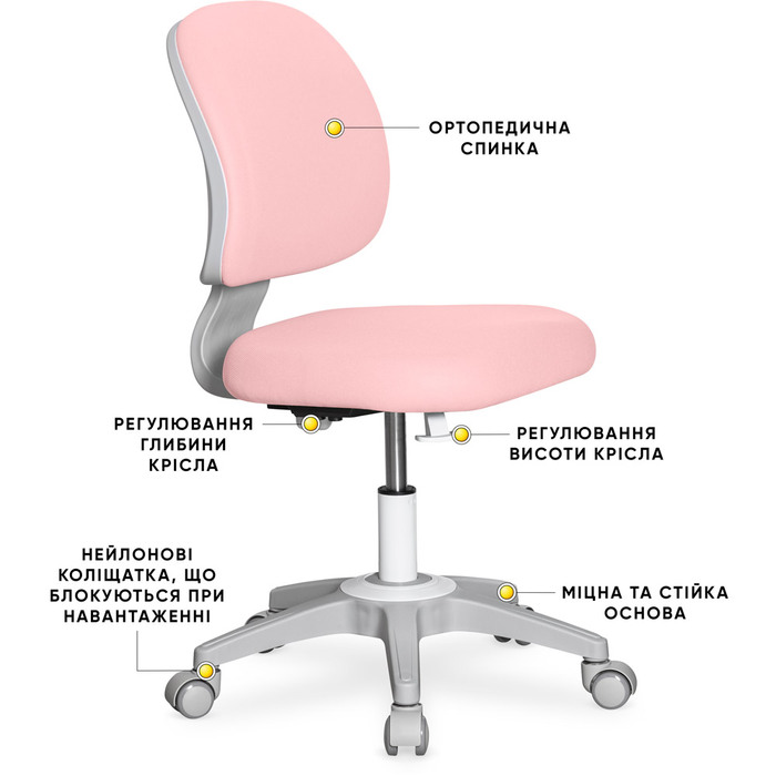Дитяче крісло Evo-kids Limpi Pink (арт.Y-212 KP)
