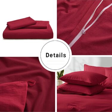 Бетліна з бавовни 200x220 см Бежева, Кремова, Таупе. Комплект для двоспального ліжка Renforce. Бавовняна постільна білизна з блискавкою (200x220 см + 2 x 80x80 см)