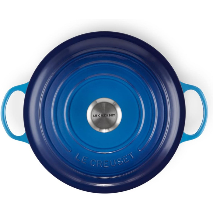 Каструля Le Creuset Signature з чавуну, 26 см, 4.1 л, Azure (21114260900430)