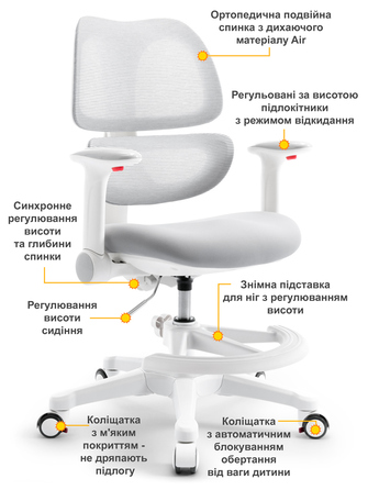 Дитяче крісло Mealux Dream Air G (арт.Y-607 G)